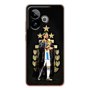 Чехлы Лео Месси Аргентина для Realme GT 7T (Месси король)