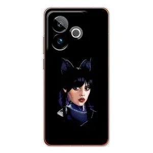 Чехлы с принтом Уэнсдей на Realme GT 7T (Милая Уэнсдей)