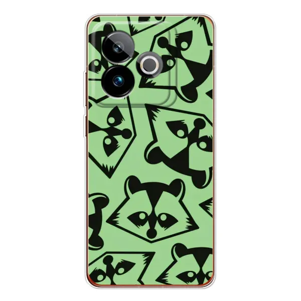 Чехол с рисунком «Мордочки Енота» для Realme GT 7T Чехол с рисунком «Мордочки Енота» для Realme GT 7T