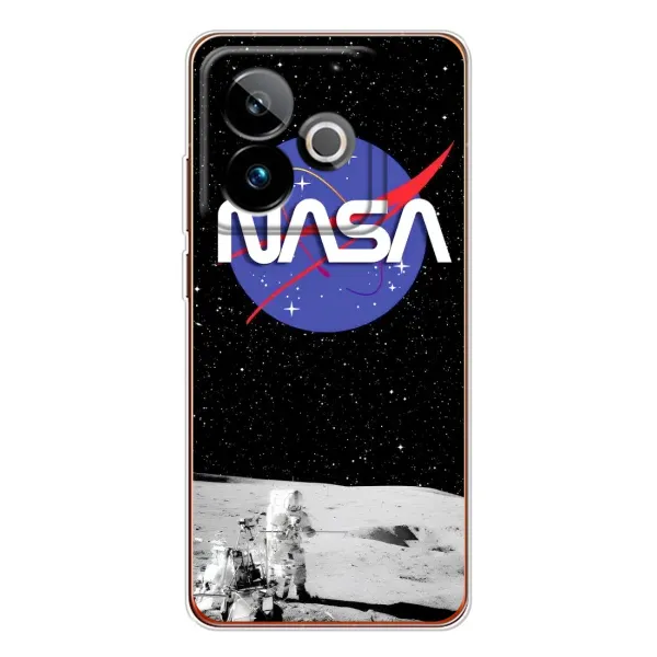 Чехол с рисунком «Nasa на луне» для Realme GT 7T Чехол с рисунком «Nasa на луне» для Realme GT 7T