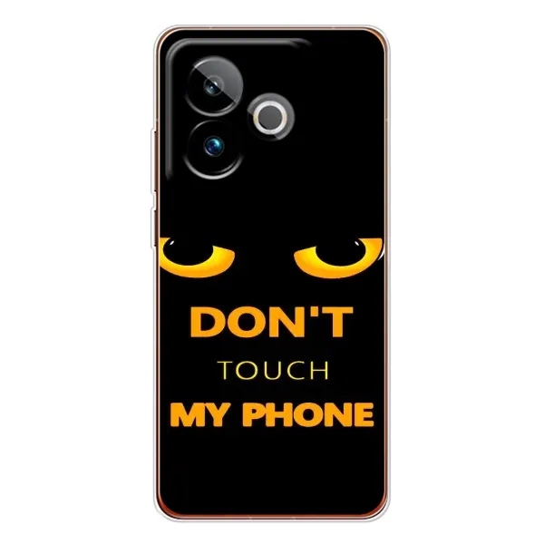 Чехол с рисунком «Не трогай мой телефон» для Realme GT 7T Чехол с рисунком «Не трогай мой телефон» для Realme GT 7T