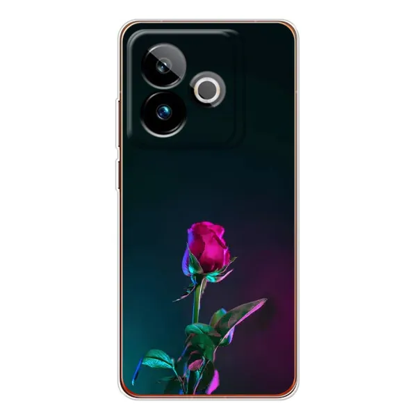 Чехол с рисунком «Ночная роза» для Realme GT 7T Чехол с рисунком «Ночная роза» для Realme GT 7T