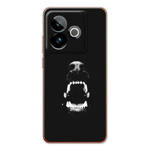 Чехол ДОБЕРМАН для Realme GT 7T (Пасть добермана)