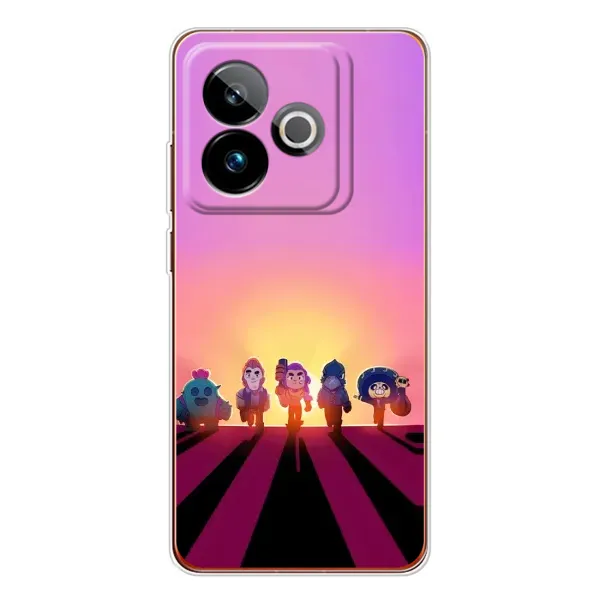 Чехол с рисунком «Персонажи в закате» для Realme GT 7T Чехол с рисунком «Персонажи в закате» для Realme GT 7T