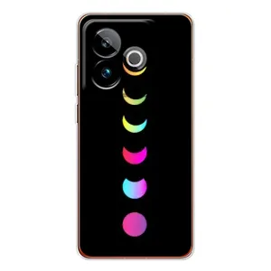 Чохол (ТПУ) з планетами на Realme GT 7T (Повнолуння)