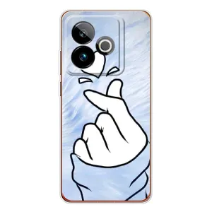 Чехлы (Знак сердечка) на Realme GT 7T (Сердечка знак)