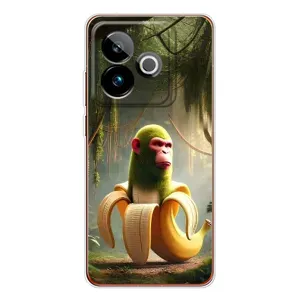 Чехол с мемами тралалело тралала для Realme GT 7T (Шимпанзини бананини)