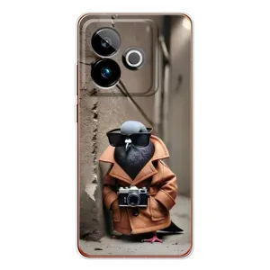 Чехол с мемами тралалело тралала для Realme GT 7T (Шпиониро голубио)