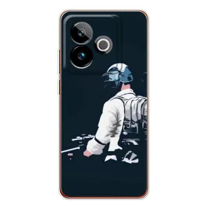 Чохол з картинкою "Герой Pubg" на Realme GT 7T (В екіперівці)