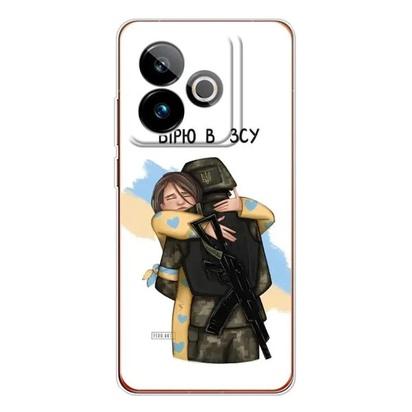 Чехол с рисунком «Верим в ЗСУ» для Realme GT 7T