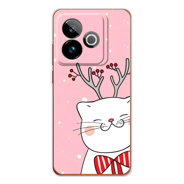 Чехол с рисунком «Зимний кот» для Realme GT 7T Чехол с рисунком «Зимний кот» для Realme GT 7T