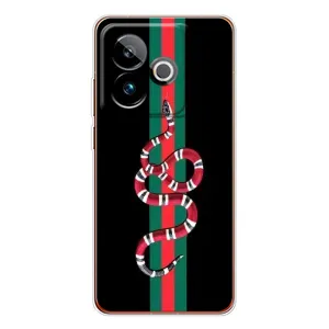 Чехлы Бренд GUCCI для Realme GT 7T (Змей Гуччи)