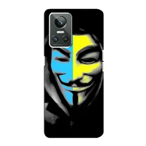Чехол с Украинской символикой на Реалми ГТ Нео 3 (Анонимус патриот)