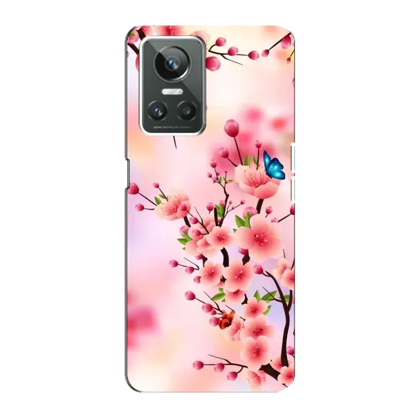 Чохол з малюнком «Метелики на сакурі» для Realme GT Neo 3 Чохол з малюнком «Метелики на сакурі» для Realme GT Neo 3