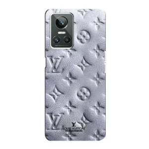 Текстурный Чехол Louis Vuitton для Реалми ГТ Нео 3 (Белый ЛВ)