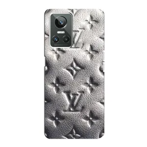 Текстурный Чехол Louis Vuitton для Реалми ГТ Нео 3 (Бежевый ЛВ)