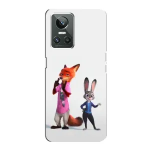 Силиконовый чехол с принтом Зоотрополіс для Realme GT Neo 3 (Джуди и Ник)