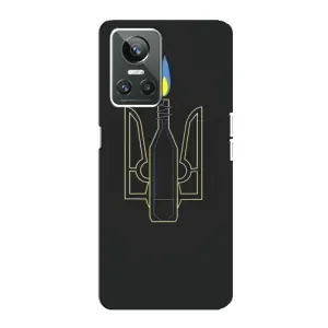 Чохол з картинкою (Патріотичний ГЕРБ) на Realme GT Neo 3 (Герб - Молотова)