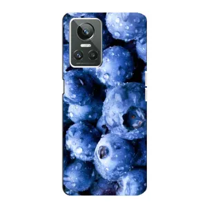 Чехол с изображением вкусной еды для Realme GT Neo 3 (Голубика)