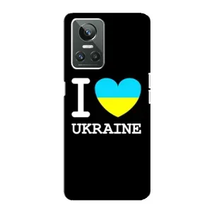 Чехол с Украинской символикой на Реалми ГТ Нео 3 (I Love Ukraine)