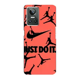 Силиконовый Чехол Nike Air Jordan на Реалми ГТ Нео 3 (Just Do It)