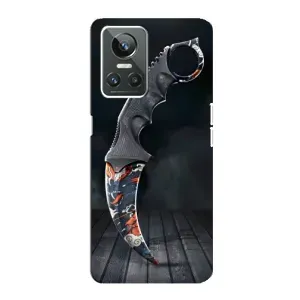 Чехол с рисунком «Кинжал КС ГО» для Realme GT Neo 3