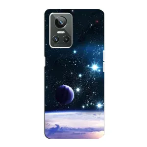 Чохол (ТПУ) з планетами на Realme GT Neo 3 (Космічний вид)