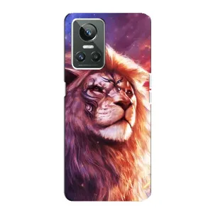 Чехол с картинкой на Realme GT Neo 3 (Красочный ЛЕВ)