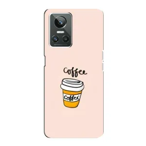 Чехол с изображением вкусной еды для Realme GT Neo 3 (Кружка кофе)