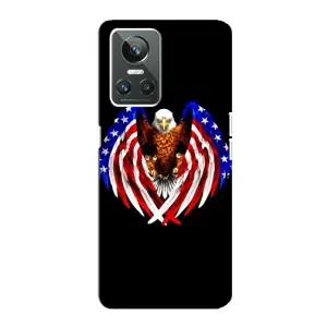 Чохол Прапор USA для Realme GT Neo 3 (Крила США)