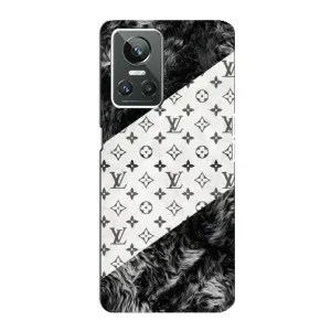 Чехол Стиль Louis Vuitton на Realme GT Neo 3 (LV на белом)