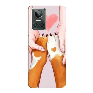 Чехол (ТПУ) Милые собачки для Realme GT Neo 3 (Любовь к собакам)