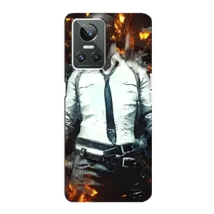Чохол з картинкою "Герой Pubg" на Realme GT Neo 3 (Man Пубг)