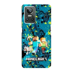 Чохли для Realme GT Neo 3 (Персонажі МайнКрафт) (Майнкрафт)