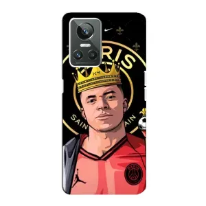 Чехол (TPU) с Футболистом на Realme GT Neo 3 (Mbappe King)