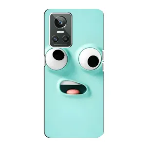 Чехол с рисунком «Забавное мятное лицо» для Realme GT Neo 3