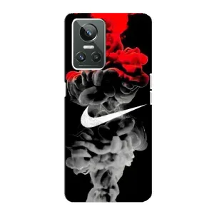 Силиконовый Чехол на Realme GT Neo 3 с картинкой Nike (Nike дым)