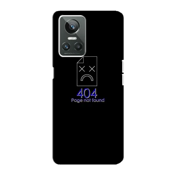 Чехол с рисунком «Ошибка 404» для Realme GT Neo 3 Чехол с рисунком «Ошибка 404» для Realme GT Neo 3