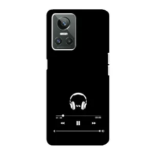 Чохол з картинками на чорному фоні для Realme GT Neo 3 (Плеєр)