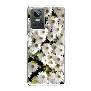Чехол с ромашками на Realme GT Neo 3 (Рамка в ромашках)