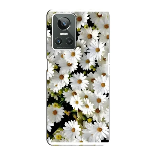 Чехол с рисунком «Рамка в ромашках» для Realme GT Neo 3 Чехол с рисунком «Рамка в ромашках» для Realme GT Neo 3