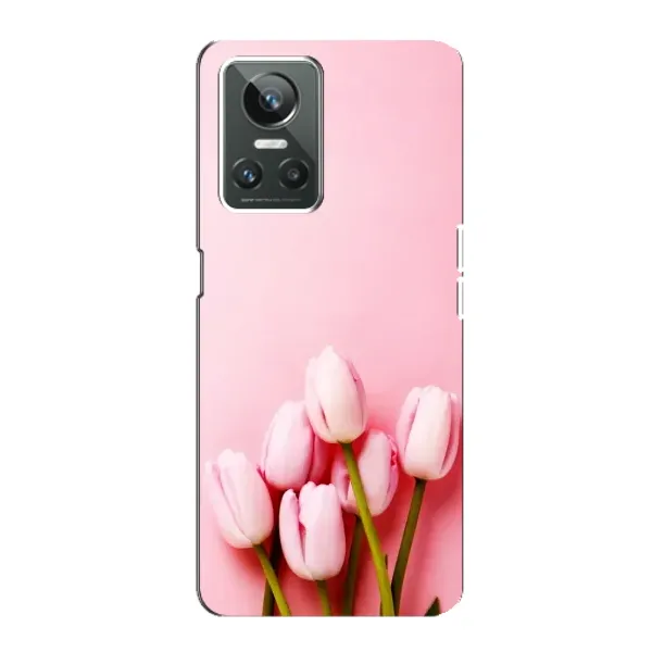 Чехол с рисунком «Розовые тюльпаны» для Realme GT Neo 3 Чехол с рисунком «Розовые тюльпаны» для Realme GT Neo 3