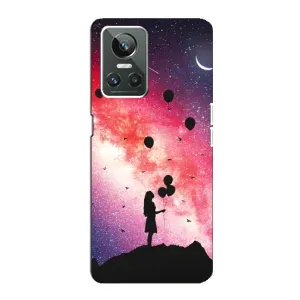 Силиконовые Чехлы Любимому человеку для Realme GT Neo 3 (Шарики в небе)