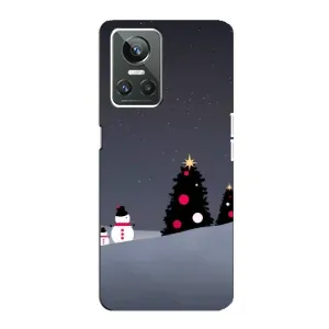 Чехлы на Новый Год Realme GT Neo 3 (Снеговички)