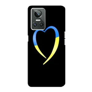 Силиконовый Чехол на Realme GT Neo 3 (Я-Украина) (Украинское сердце)