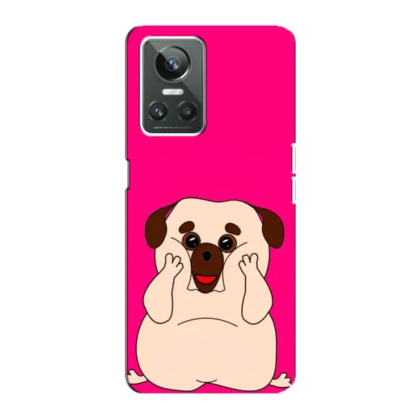 Чехол с рисунком «Веселый Мопсик» для Realme GT Neo 3 Чехол с рисунком «Веселый Мопсик» для Realme GT Neo 3