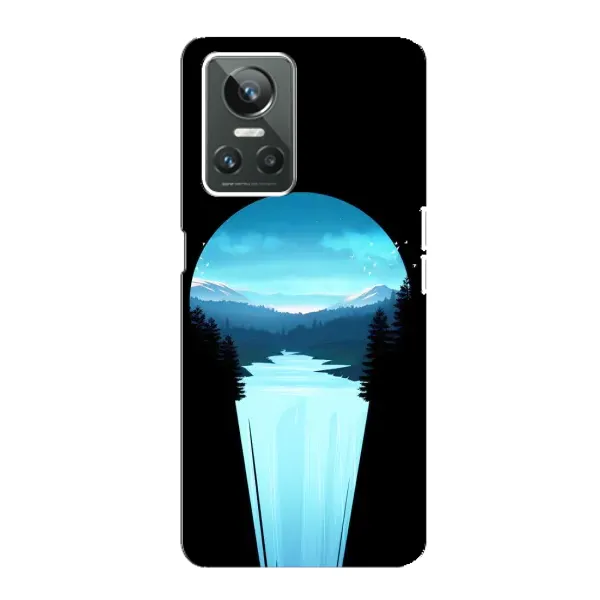 Чехол с рисунком «Синий Водопад» для Realme GT Neo 3 Чехол с рисунком «Синий Водопад» для Realme GT Neo 3