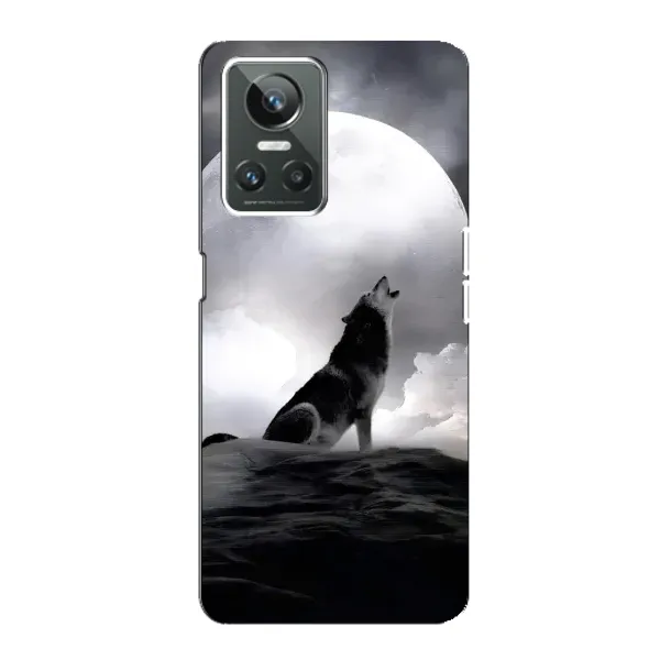 Чехол с рисунком «Волк и луна» для Realme GT Neo 3 Чехол с рисунком «Волк и луна» для Realme GT Neo 3