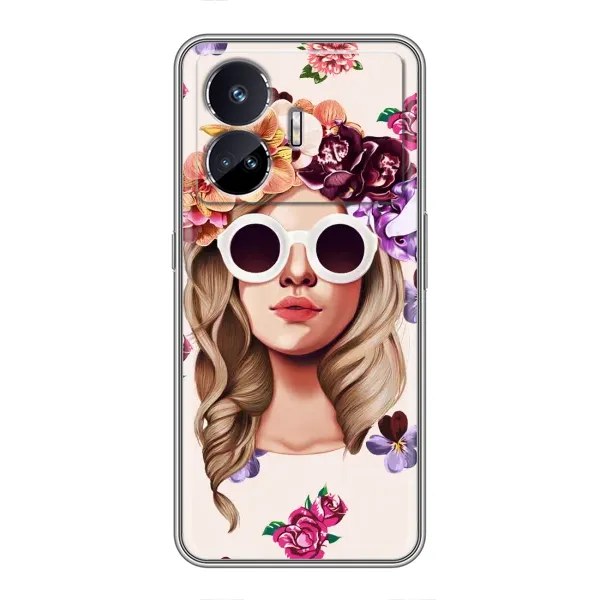 Чехол с рисунком «Девушка в очках» для Realme GT Neo 5 Чехол с рисунком «Девушка в очках» для Realme GT Neo 5