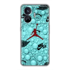 Силиконовый Чехол Nike Air Jordan на Реалми ДжиТи Нео 5 (Джордан Найк)
